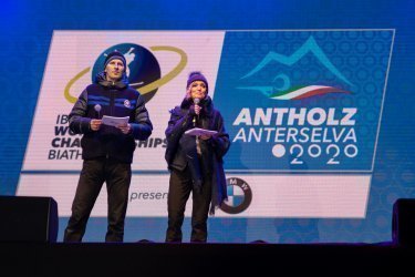 Biathlon WM Antholz | Sportmoderator Günther Leitgeb